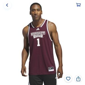 Adidas mississippi state swgm jersey